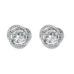 CRYSTalp Elegantní náušnice s krystaly Ray 42334.R