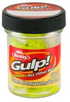 Berkley umělé nástrahy gulp honey worm-chartreuse 3,3 cm