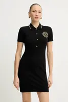 Bavlněné šaty Versace Jeans Couture