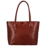 Dámská kožená kabelka hnědá - Delami Vera Pelle Carmenia