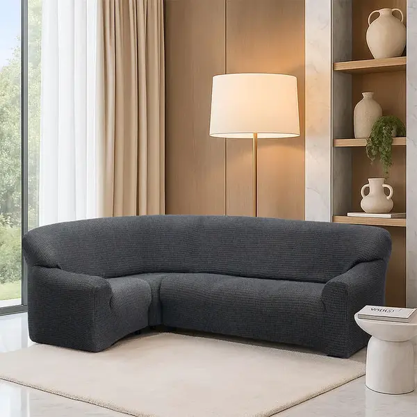 Super strečové potahy RUBINIA antracitová