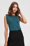 Marisse Green Cotton Top