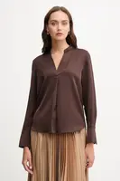 Halenka Joop! dámská, hnědá barva, hladká, 30048651