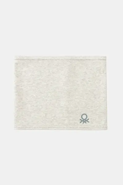 Dětský nákrčník United Colors of Benetton šedá barva, 6HMQGU00C