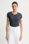 Bavlněné tričko G-Star Raw dámské, černá barva, D24533-4107