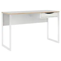 MID.YOU PSACÍ STŮL, bílá, 110/48,4/76,8 cm