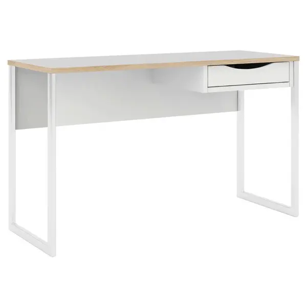 MID.YOU PSACÍ STŮL, bílá, 110/48,4/76,8 cm