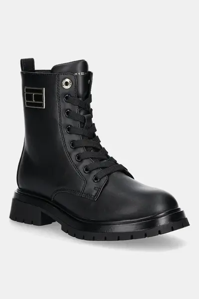 Dětské boty Tommy Hilfiger černá barva, T3A5-34015