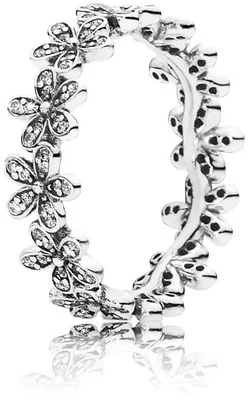Pandora Třpytivý sedmikráskový prsten 190934CZ 50 mm