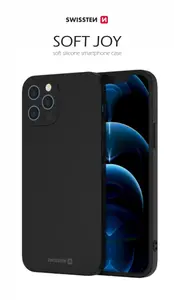 Zadní kryt Swissten Soft Joy pro Apple iPhone 16e / 17e, černá