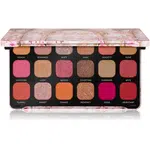 Makeup Revolution Forever Flawless paleta očních stínů odstín Regal Romance 18 x 1.1 g