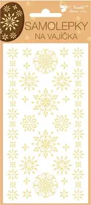 Velikonoční samolepky na vajíčka 831 velikonoční gelové sláma 19x9cm