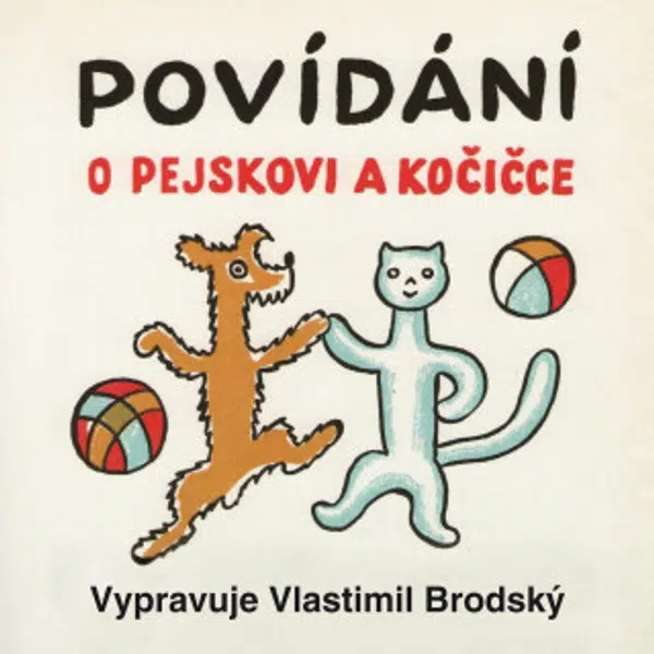Povídání o pejskovi a kočičce - Josef Čapek, Vlastimil Brodský - audiokniha