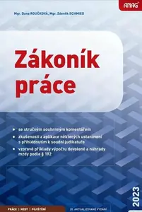 Zákoník práce 2023 - sešit - Schmied Zdeněk, Roučková Dana