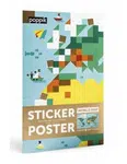 POPPIK Samolepkový plakát Mapa světa