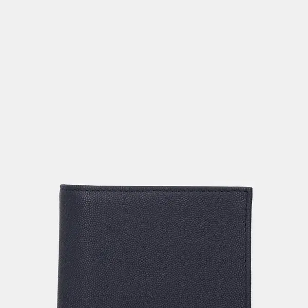 Kožená peněženka Tommy Hilfiger pánská, tmavomodrá barva, AM0AM13520