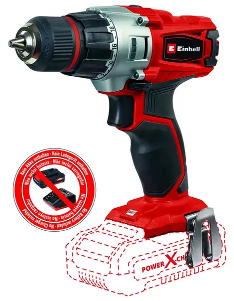 Aku vrtačka - šroubovák 18V, 44 Nm - Einhell Expert TE-CD 18/2 Li-Solo Power X-Change