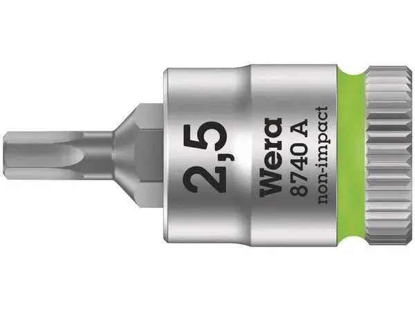 Wera 003331 Zástrčná bitová hlavice Zyklop 1/4" 6hran 2,5 mm typ 8740 A