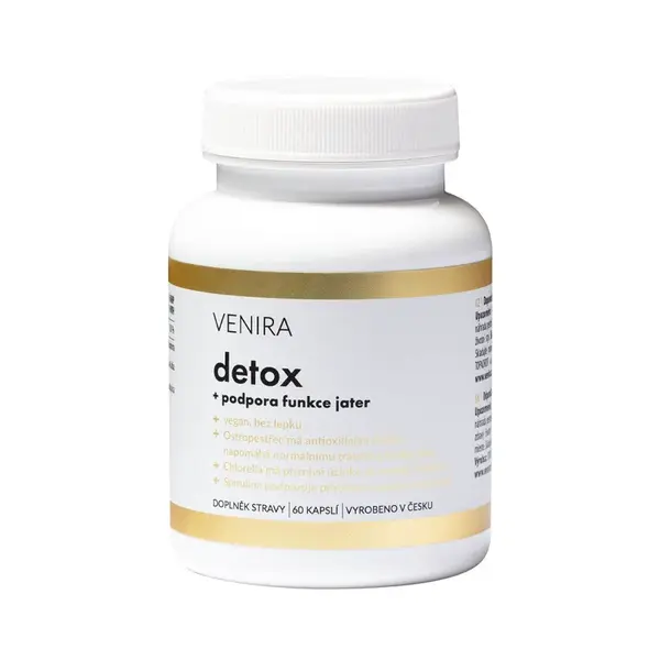 Venira Detox + podpora funkce jater 60 kapslí