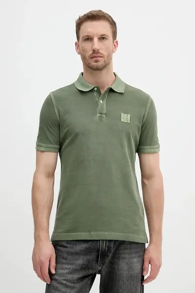 Bavlněné polo tričko United Colors of Benetton