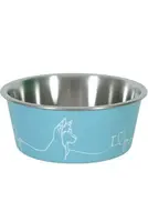 Miska nerez pes Love Dog 1,7l modrá Zolux