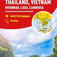 Thajsko, Vietnam, Laos, Kambodža/mapa 1:2M MD
