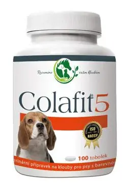 Colafit 5 na klouby pro psy barevné 100 tablet