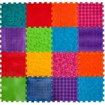 Ortek Masážna ortopedická podložka Puzzle "Mega Mix" 16 prvkov