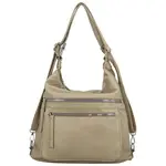 Trendy dámský koženkový kabelko-batoh Pandelix, khaki