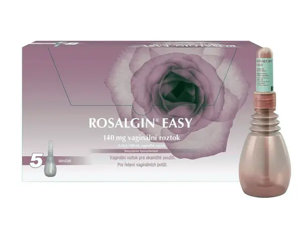 Rosalgin Easy 140mg vaginální roztok 5ks