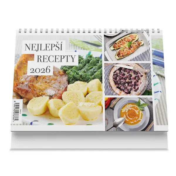 Nejlepší recepty 2026 - stolní kalendář
