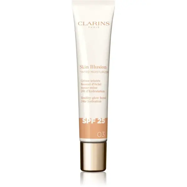 Clarins Skin Illusion Tinted Moisturizer tónovací krém SPF 25 odtieň 03 40 ml