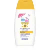 Sebamed Sun Care Baby Multi Protect Sun Milk ochranné opaľovacie mlieko pre deti SPF 50+ bez parfumácie 200 ml