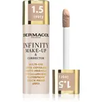 Dermacol Infinity vysoko krycí make-up SPF 15 odtieň 1.5 Ivory 20 g