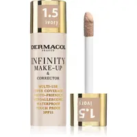 Dermacol Infinity vysoko krycí make-up SPF 15 odtieň 1.5 Ivory 20 g