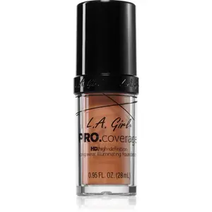 L.A. Girl Cosmetics PRO. Coverage rozjasňujúci tekutý make-up odtieň Soft Honey 28 ml