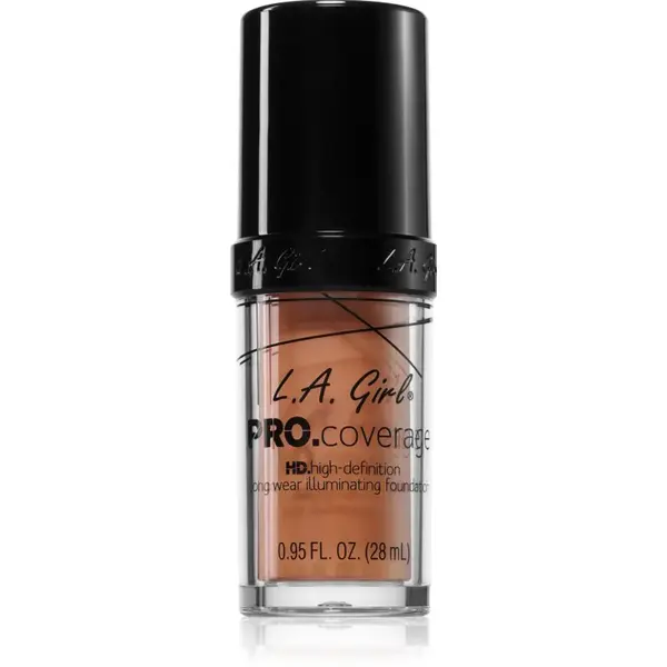 L.A. Girl Cosmetics PRO. Coverage rozjasňujúci tekutý make-up odtieň Soft Honey 28 ml