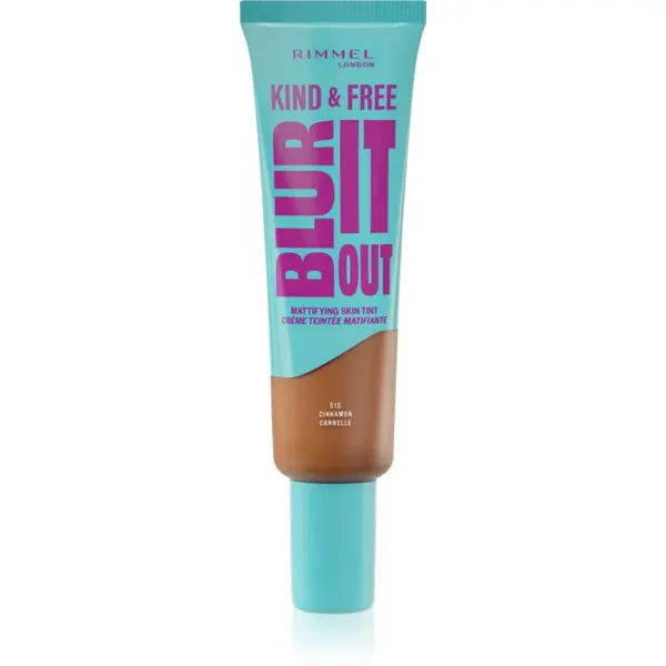 Rimmel Kind & Free Blur It Out ľahký hydratačný make-up SPF 20 odtieň 510 Cinnamon 30 ml