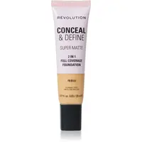 Revolution Conceal & Define zmatňujúci make-up odtieň F8.5NW 23 ml