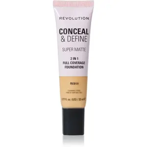 Revolution Conceal & Define zmatňujúci make-up odtieň F8.5NW 23 ml