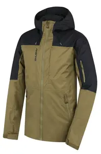 Husky  Nickin M khaki/black, M Pánska hardshell bunda