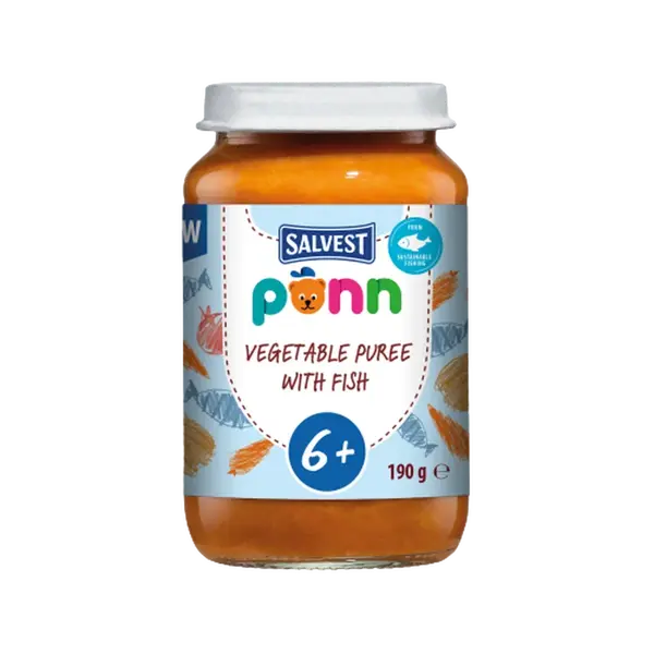 SALVEST PÕNN BIO Treska so zeleninovým pyré 190 g