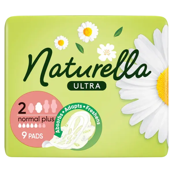 NATURELLA Ultra Normal Plus veľkosť 2 vložky s krídelkami 9 ks