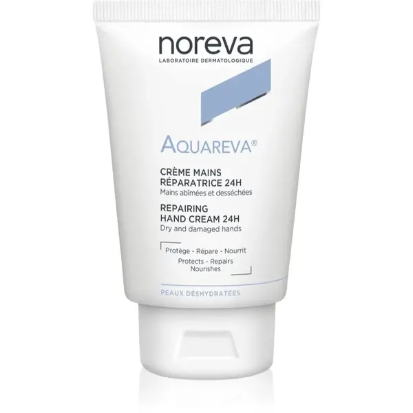 Noreva Aquareva Repairing Hand Cream 24H regeneračný krém na ruky s hydratačným účinkom 50 ml