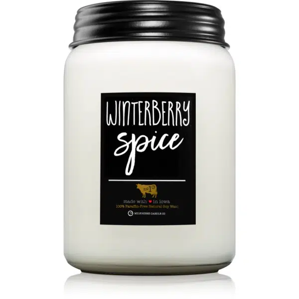Milkhouse Candle Co. Farmhouse Winterberry Spice vonná sviečka 737 g