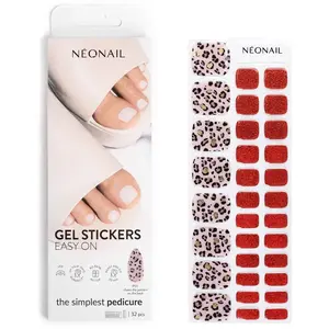 NEONAIL Easy On Gel Stickers nálepky na nechty s použitím UV/LED lampy odtieň P01 32 ks