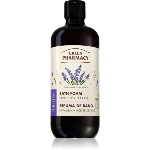 Green Pharmacy Lavender & Linseed Oil Bath Foam pena do kúpeľa s levanduľou 500 ml