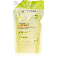 A-Derma Exomega Control Emollient Shower Oil zvláčňujúci sprchový plej náhradná náplň 500 ml