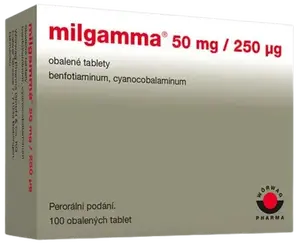 MILGAMMA 50 mg/250 µg 100 tabliet