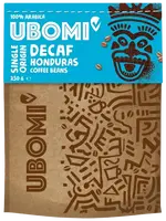 UBOMI Arabica Bezkofeínová zrnková káva CO2 250 g